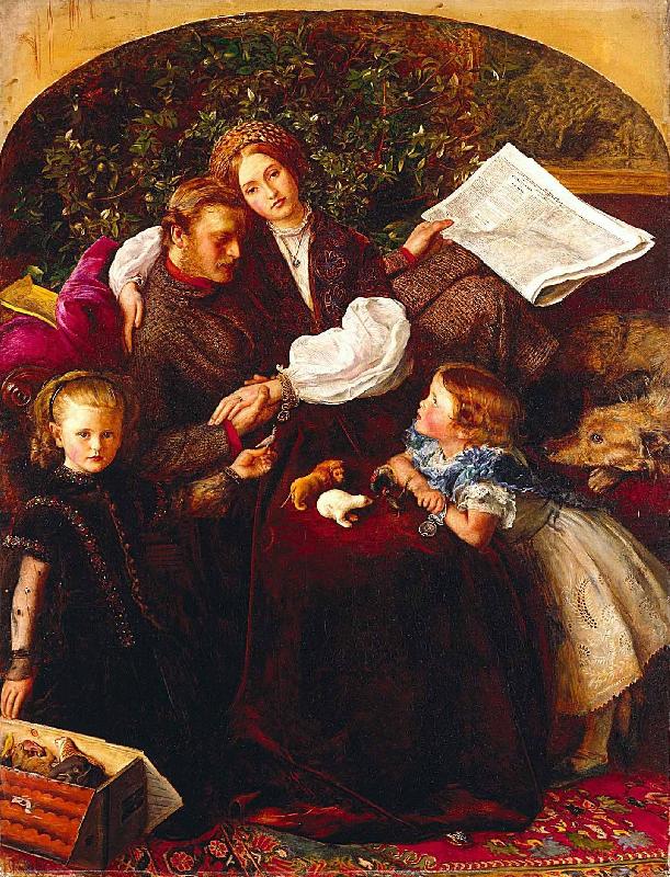 Sir John Everett Millais Peace Concluded France oil painting art